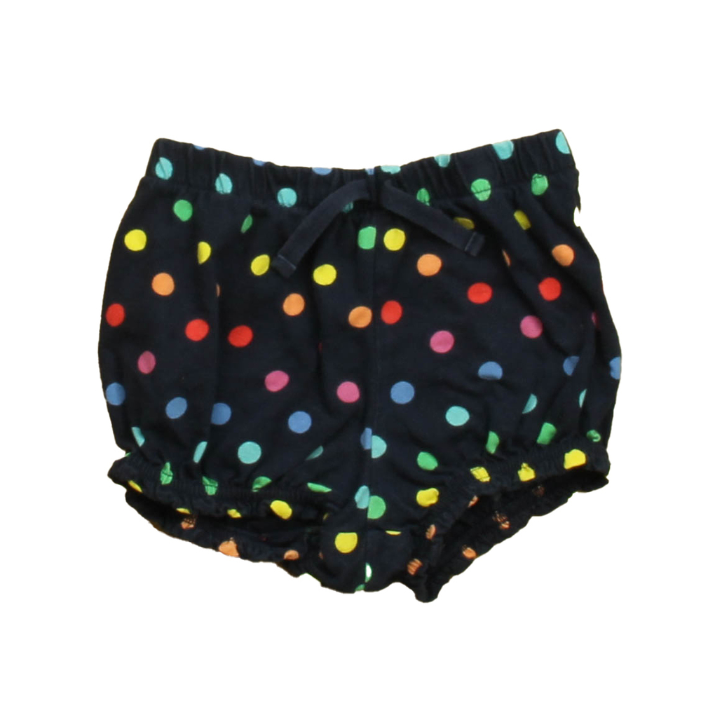 Primary.com Girls Blue Polka Dots Shorts size: 18-24 Months
